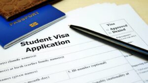 student visa application document